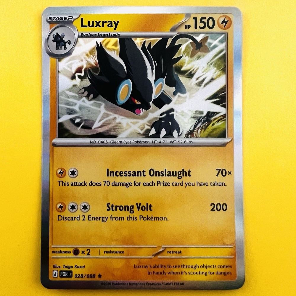 028/088 Luxray - Perfect Order - Holo Rare NM Pokemon